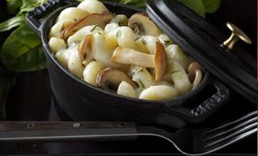 Mini Mushroom Mac&rsquo;n Goat Cheese