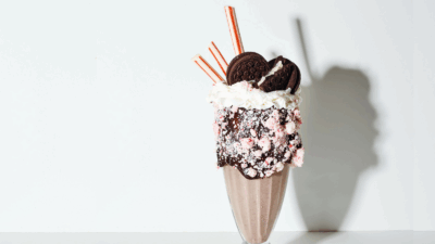 Mint and fresh milkshake