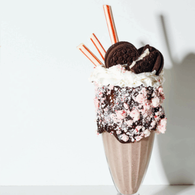 Mint and fresh milkshake