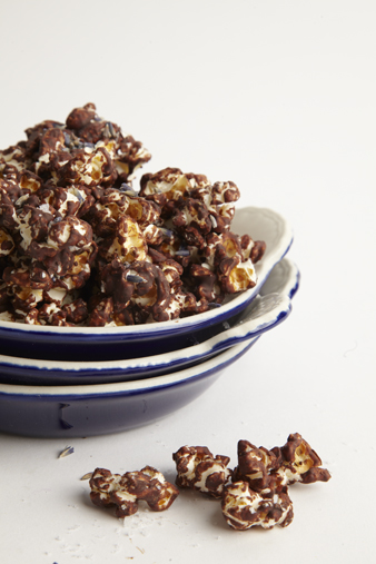 Mint Chocolate and Lavendar Popcorn