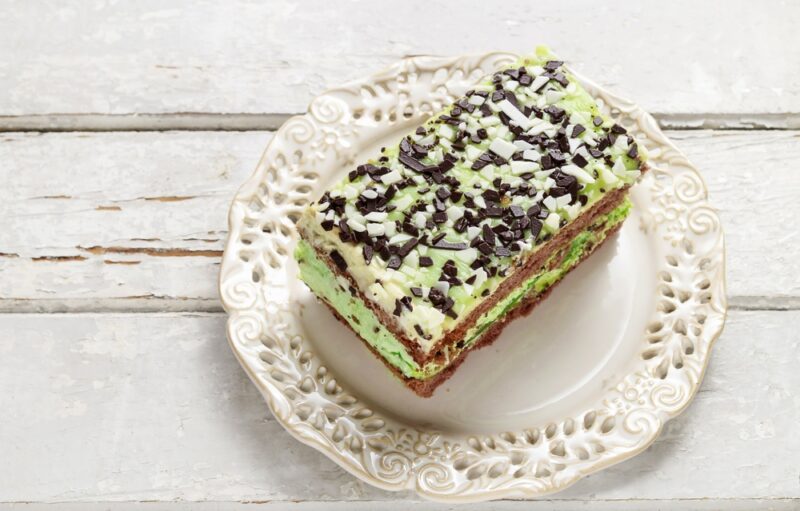 mint chocolate ice cream cake