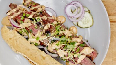 MINUTE LONDON BROIL SANDWICH
