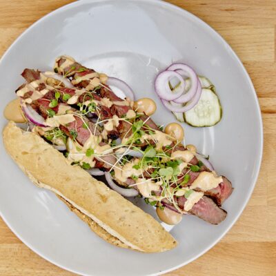 MINUTE LONDON BROIL SANDWICH