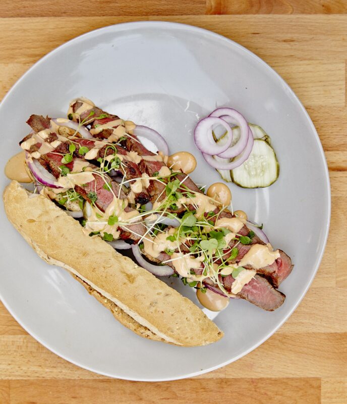 MINUTE LONDON BROIL SANDWICH