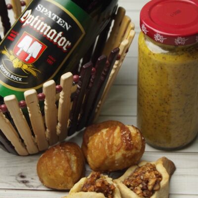 Oktoberfest Mishoach Manot With Pretzel Bites