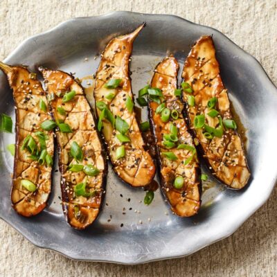 Miso Glazed Japanese Eggplant