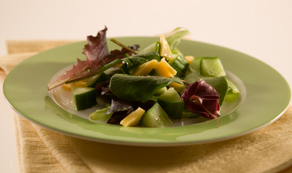 Mixed Greens and Maple Dressing