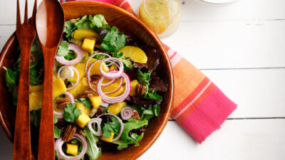 Mixed Greens, Mango and Pecan Salad