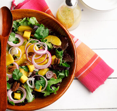 Mixed Greens, Mango and Pecan Salad