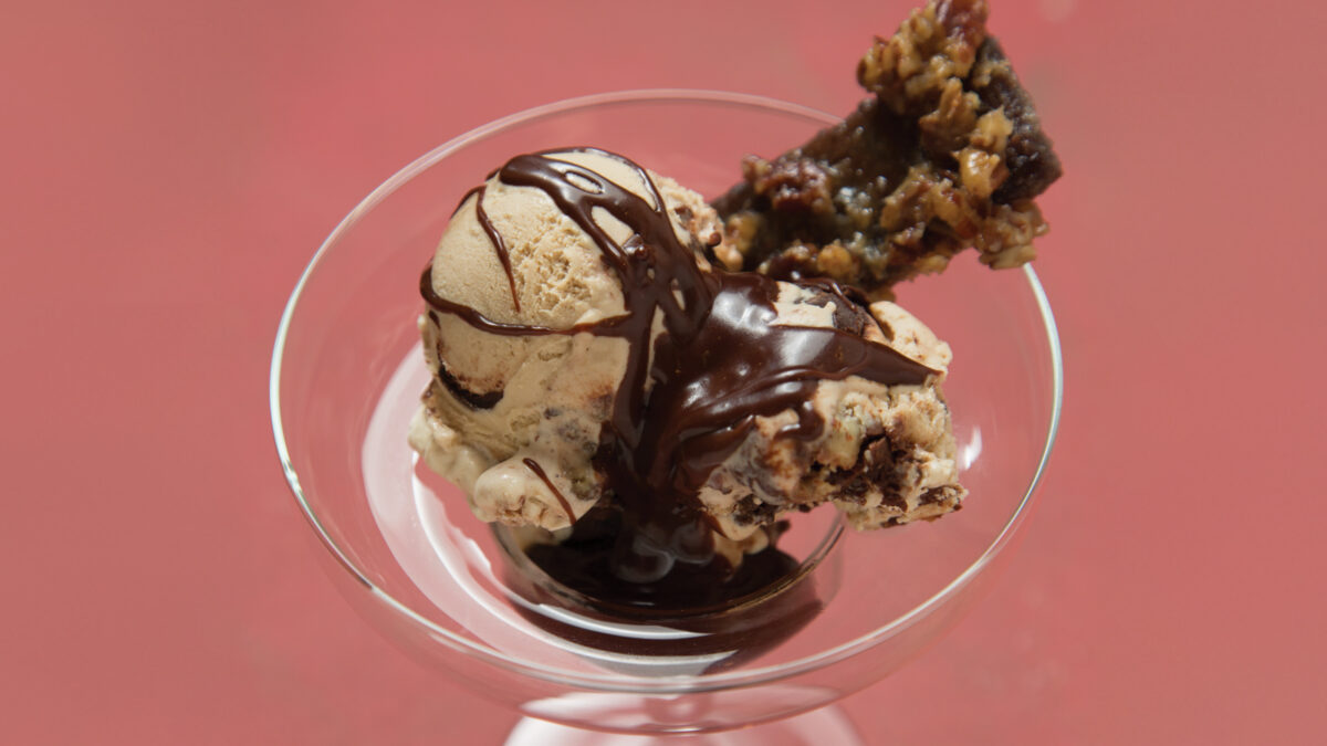 mocha caramel pecan crunch