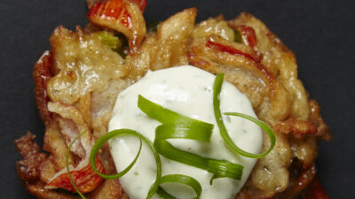 mock crab latke