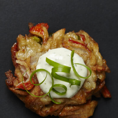 mock crab latke