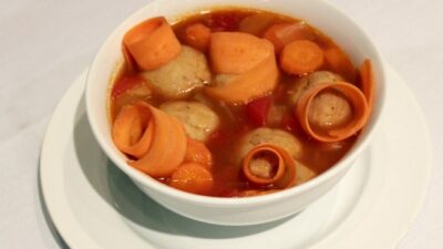 Mod Matzo Ball Soup