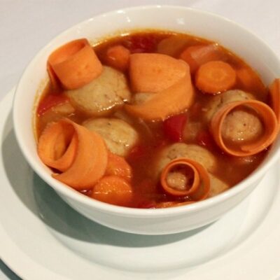 Mod Matzo Ball Soup