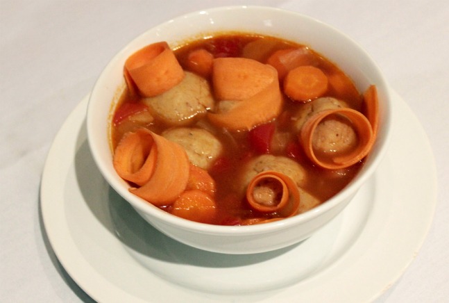 Mod Matzo Ball Soup