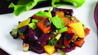 moroccan mint beet salad