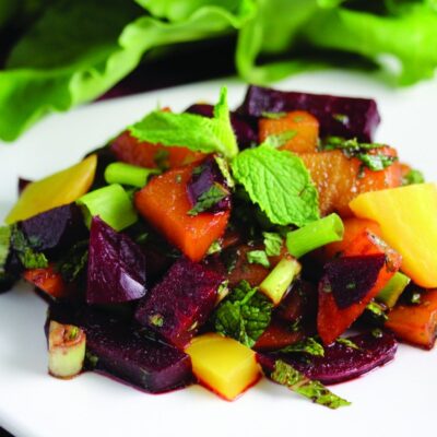 moroccan mint beet salad