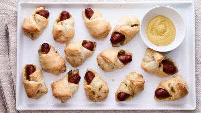 Spicy Dog Poppers in Blankets