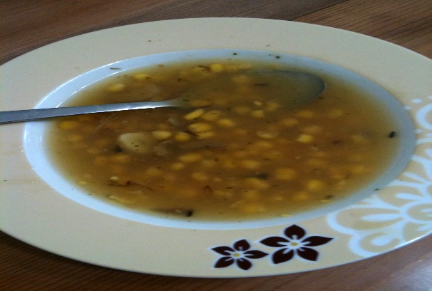 Mushroom and Corn Soup