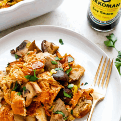 Mushroom Challah Stuffing