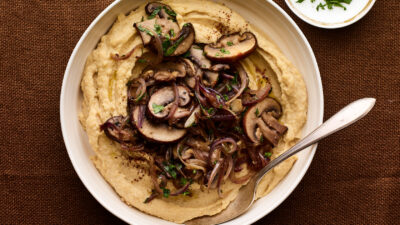 SAUTEED MUSHROOMS AND CARAMELIZED ONION