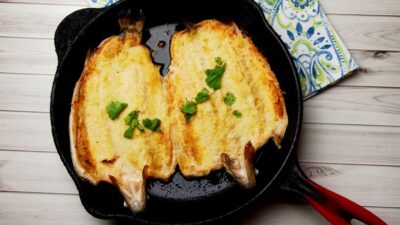 Mustard Panko Butterflied Trout Fish