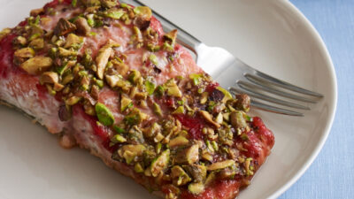 nut crusted salmon