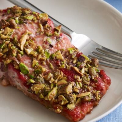 nut crusted salmon