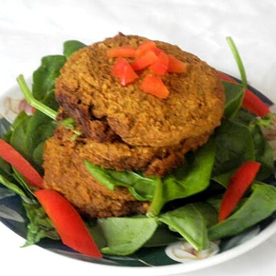 nut sweet potato patties