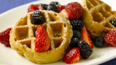 Oatmeal Pecan Waffles