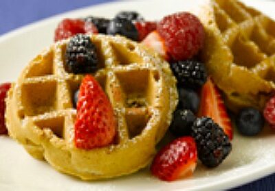 Oatmeal Pecan Waffles