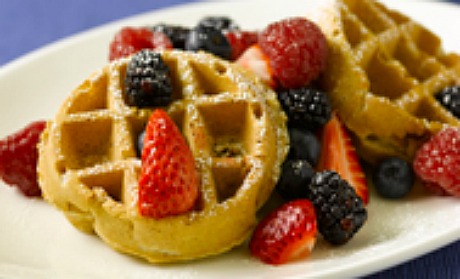 Oatmeal Pecan Waffles