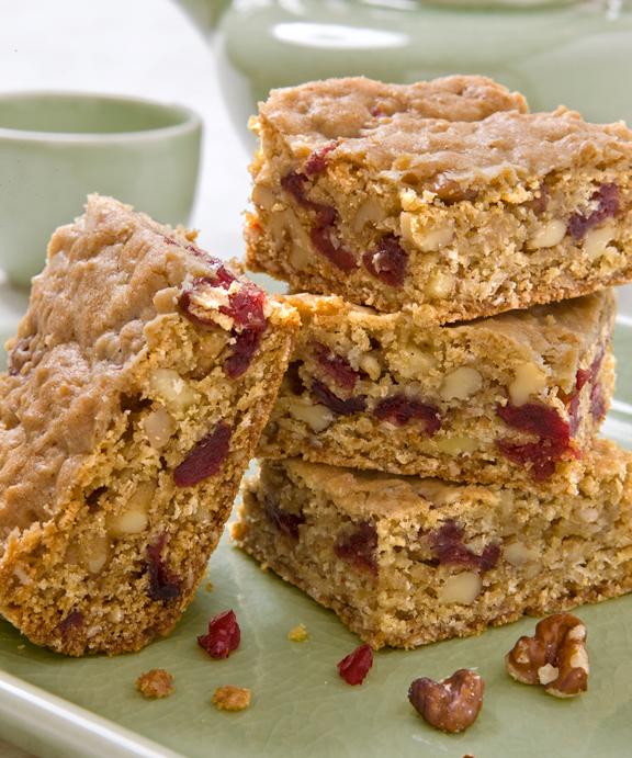 Oatmeal, Walnut, Cranberry Bar