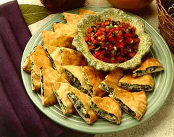 Olive and Goat Cheese Quesadillas