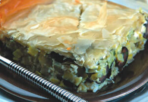 Olive and Leek Prassopitta