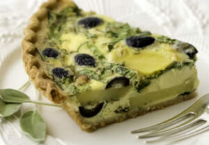 Olive Gruyere Quiche
