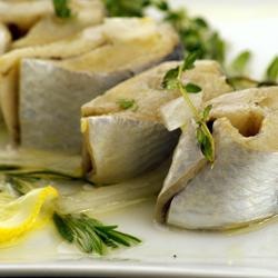 Olive Oil Poached Herring
