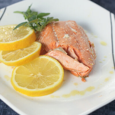 olive oil poached salmon 647