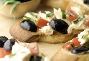 Olive Tuna Bruschetta