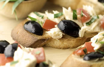 Olive Tuna Bruschetta