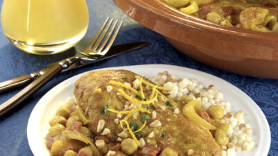 Orange-Apricot Chicken Tagine