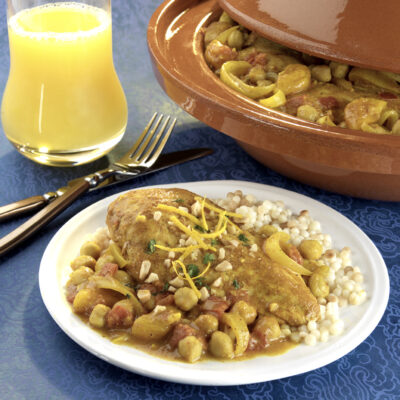 Orange-Apricot Chicken Tagine