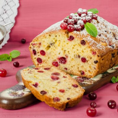 cranberry orange pound cake