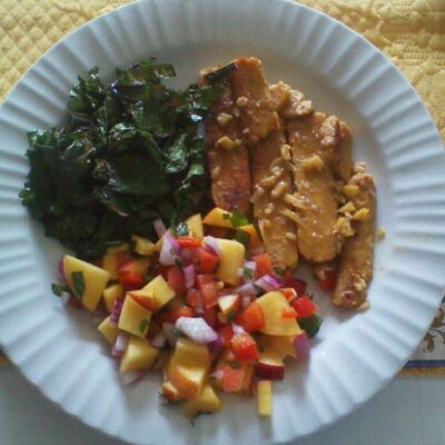 Orange Glazed Tempeh