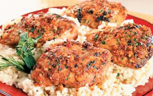 Orange Marinated Chicken Thighs