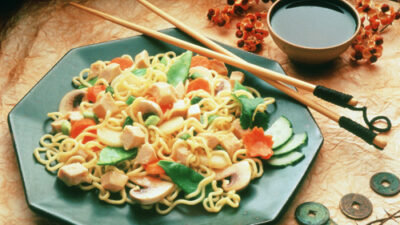 Oriental Turkey Noodle Salad