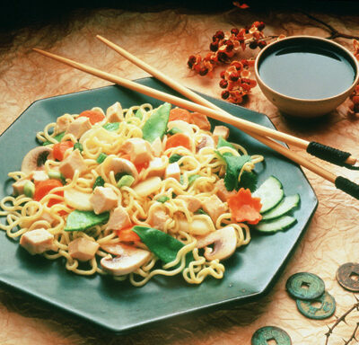 Oriental Turkey Noodle Salad