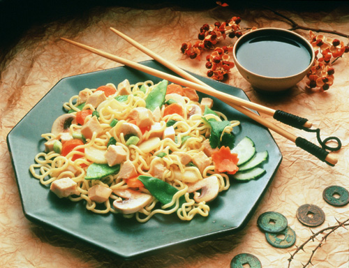 Oriental Turkey Noodle Salad