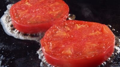 Oven-Roasted Tomato Bruschetta