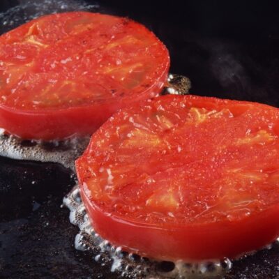 Oven-Roasted Tomato Bruschetta